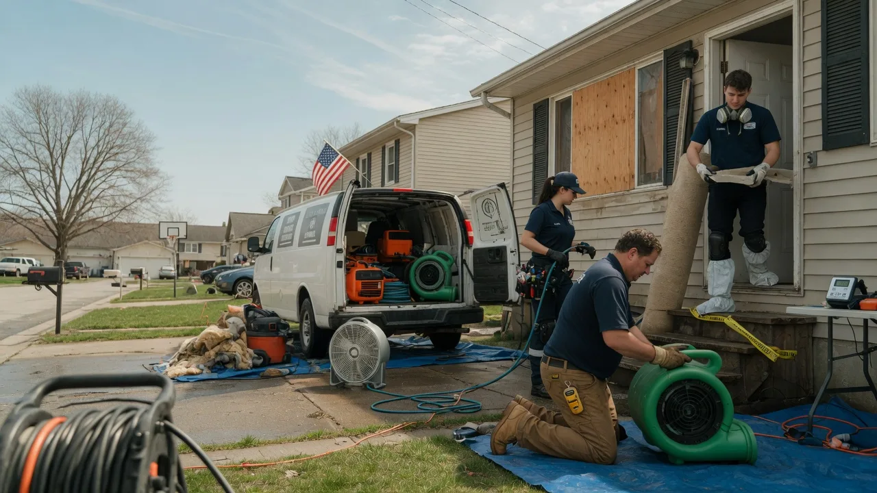 Water Damage Restoration in Fultonham, OH near me